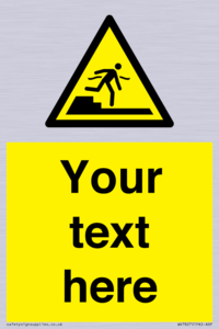 Custom warning Submerged step or steps